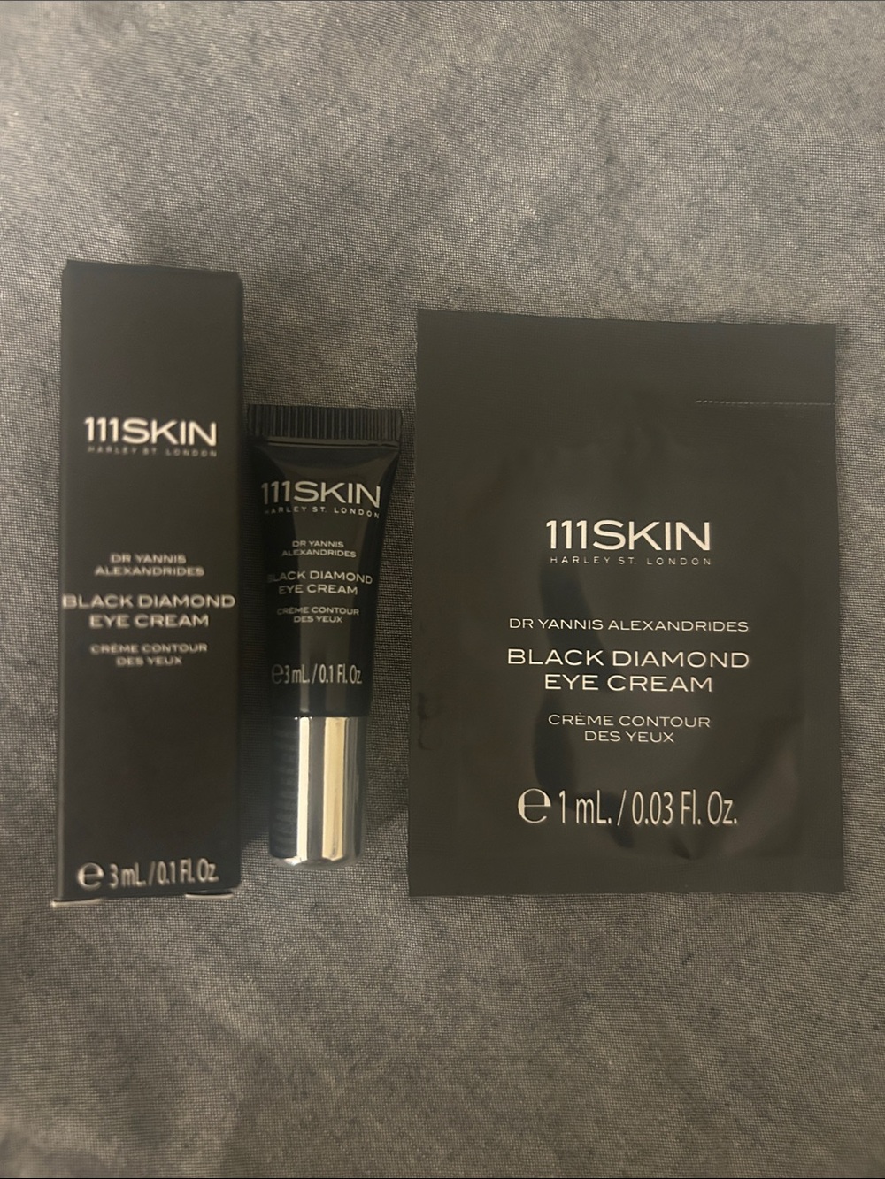 111SKIN💎1-Mini Black Diamond Eye Cream 3 ml / Made in Switzerland / NIB